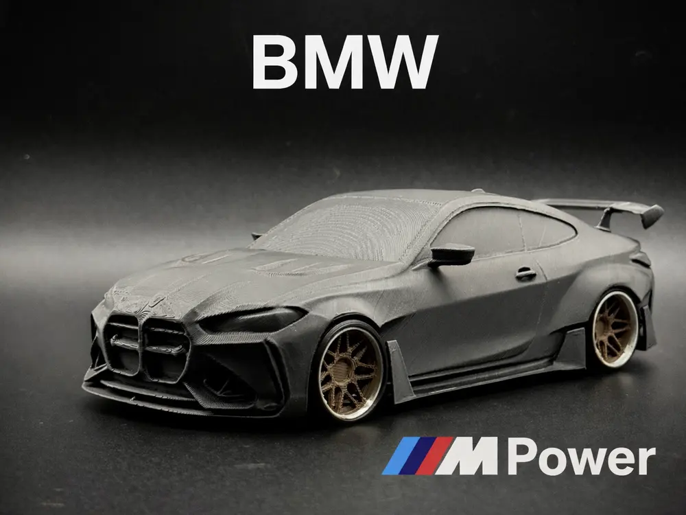 ماکت BMW M4 (G82) با کیت بادی‌کیت ADRO