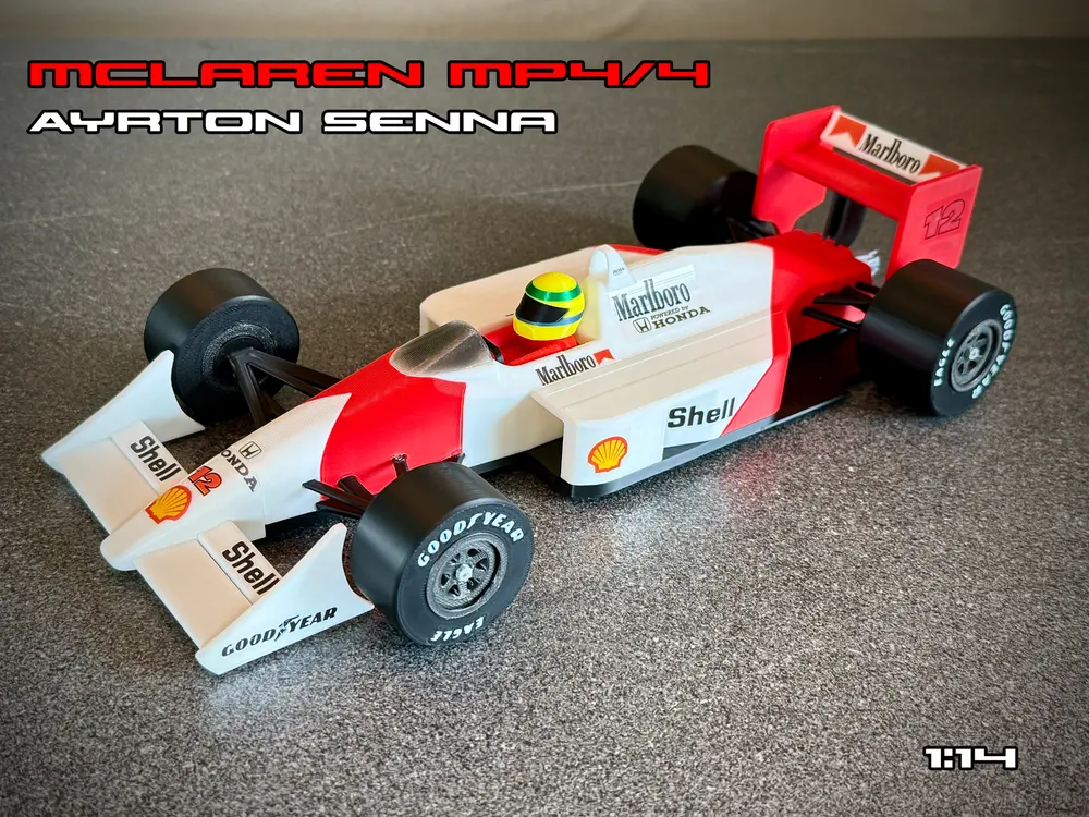 ماکت F1 مک‌لارن MP4/4 سنا (۱۹۸۸)