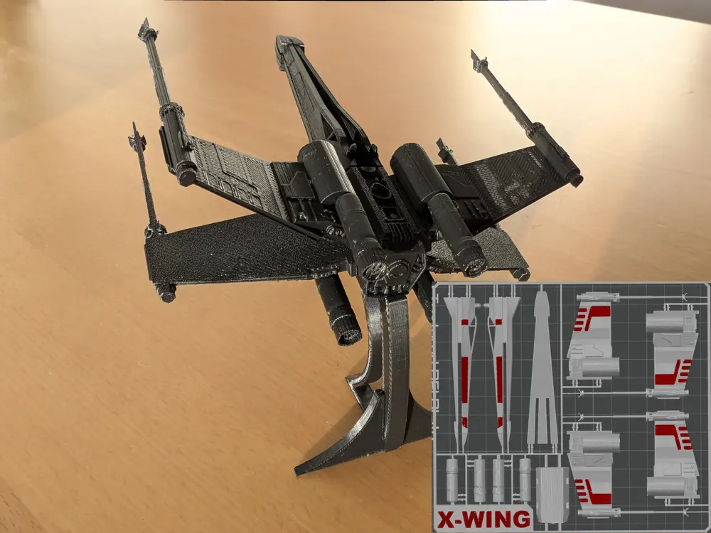 مدل برک ایکس-وینگ (X-Wing) نسخه کارتی
