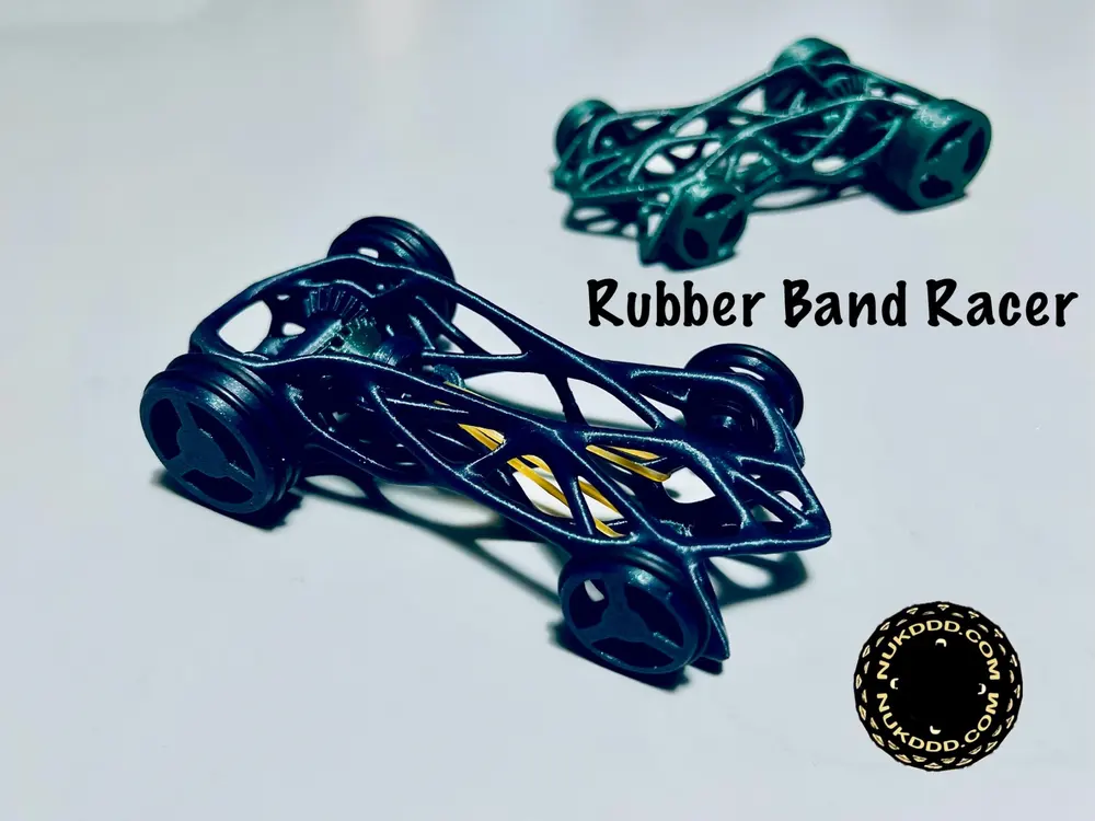 ماشین جیبی کشی (Rubber Band Racer)