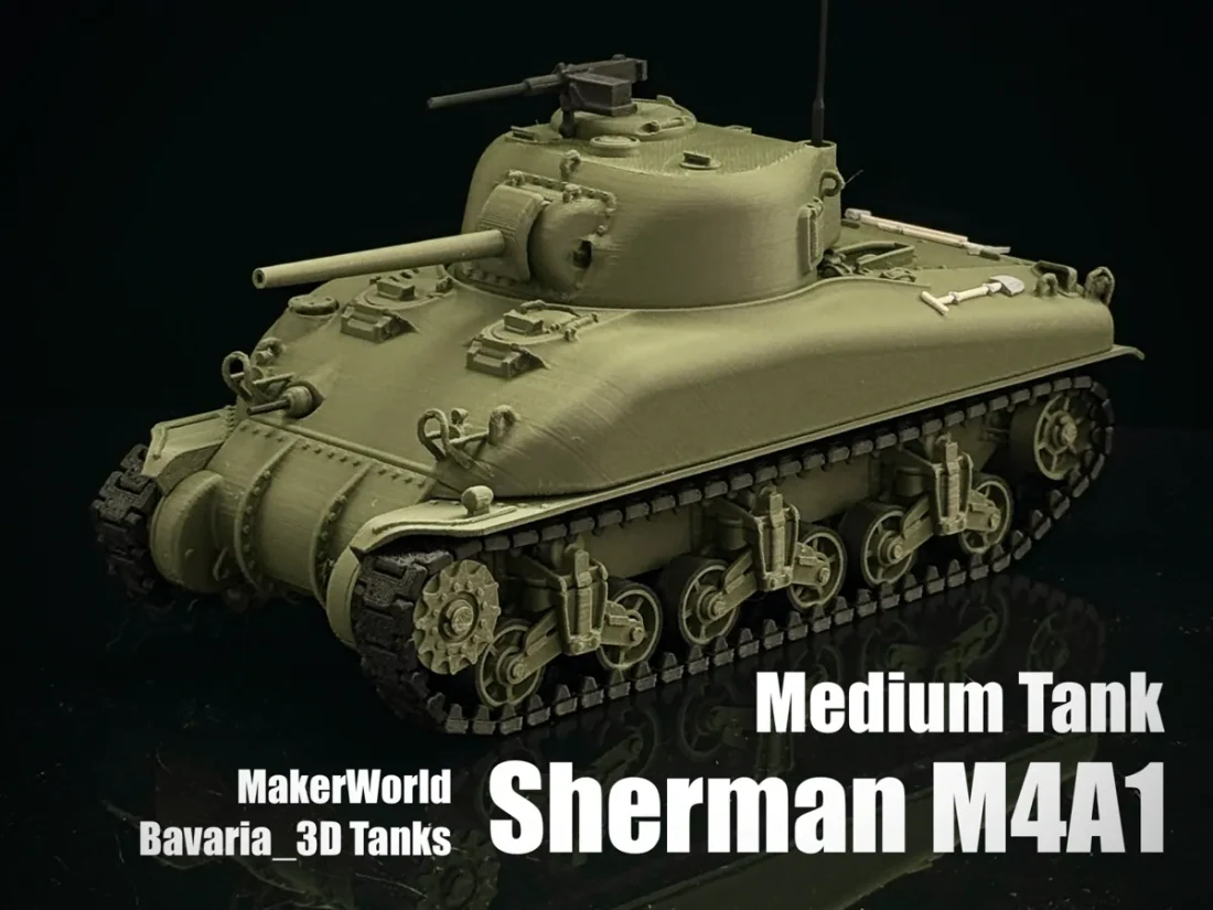 ماکت تانک شرمن M4A1 مقیاس ۱:۳۵